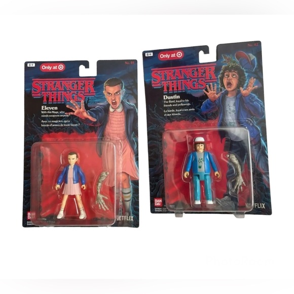 Bandai Toys Stranger Things Action Figures Eleven Dustin Target